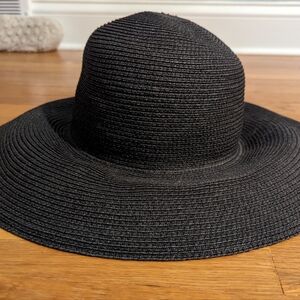 Talbots Classic Black Sun Hat